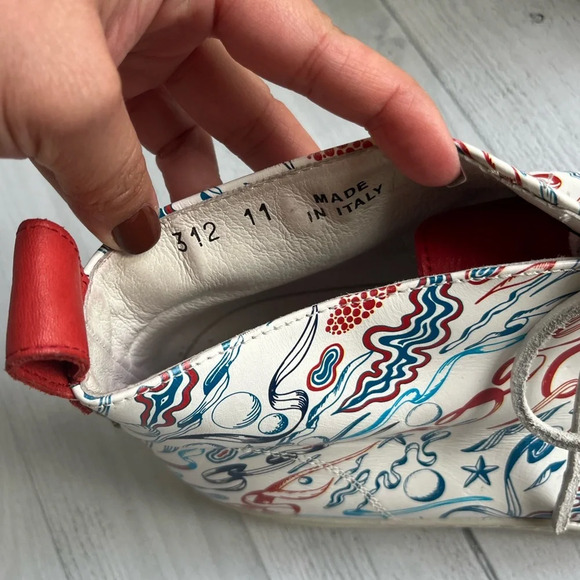 RARE Del Toro x Pepsi Live For Now Red and White Chukka Sneaker Size 11 - Picture 7 of 9